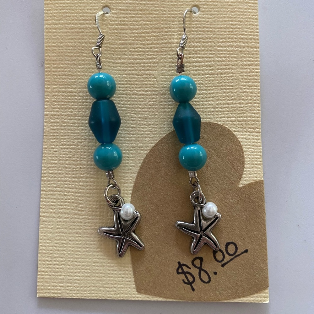 Coastal themed earrings